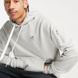 Y2K !! Men’s Nike Gray Hoodie with Embroidered Patch